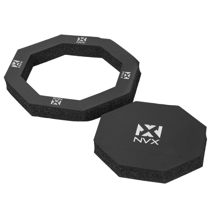 FRING68 Universal 6x8" or 5x7" Self-Adhesive Foam Speaker Baffle Ring Kit (Pack of 2)