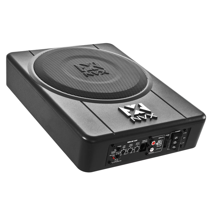 QBUS10P 500W Peak (200W RMS) 10" Under-Seat Powered Car Subwoofer System