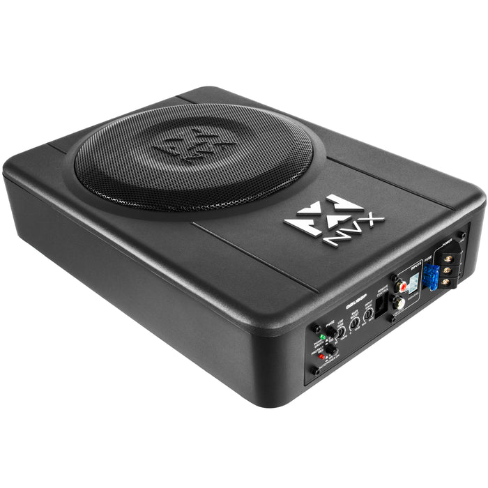 QBUS8P 300W Peak (150W RMS) 8" Under-Seat Powered Car Subwoofer System