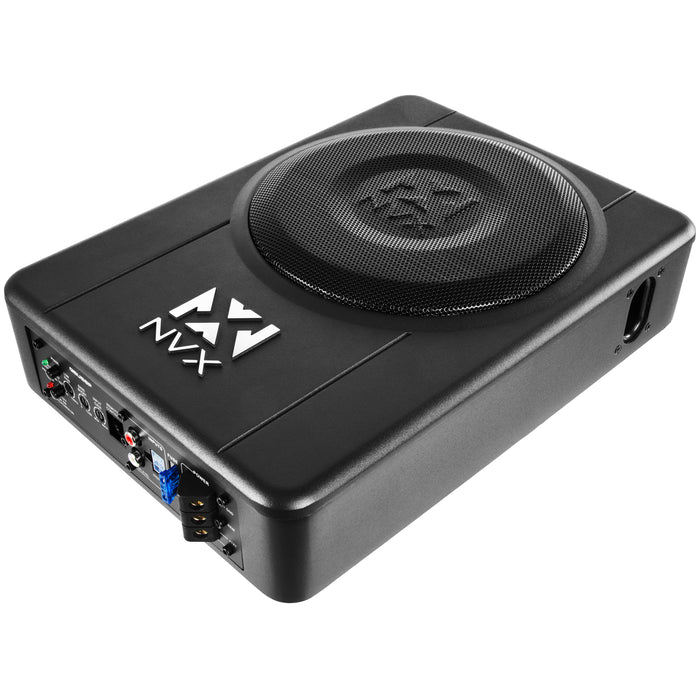 QBUS8P 300W Peak (150W RMS) 8" Under-Seat Powered Car Subwoofer System