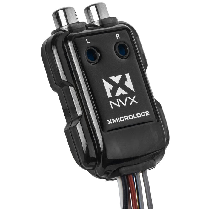 XMICROLOC2 300W RMS 2-Channel Micro Line Output Converter with Remote Turn-on Trigger