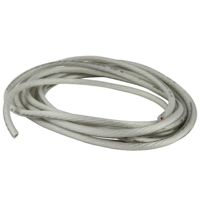 XW4WH20 20 ft 4-Gauge EnvyFlex True Spec Oxygen-Free Copper Power and Ground Wire (White)